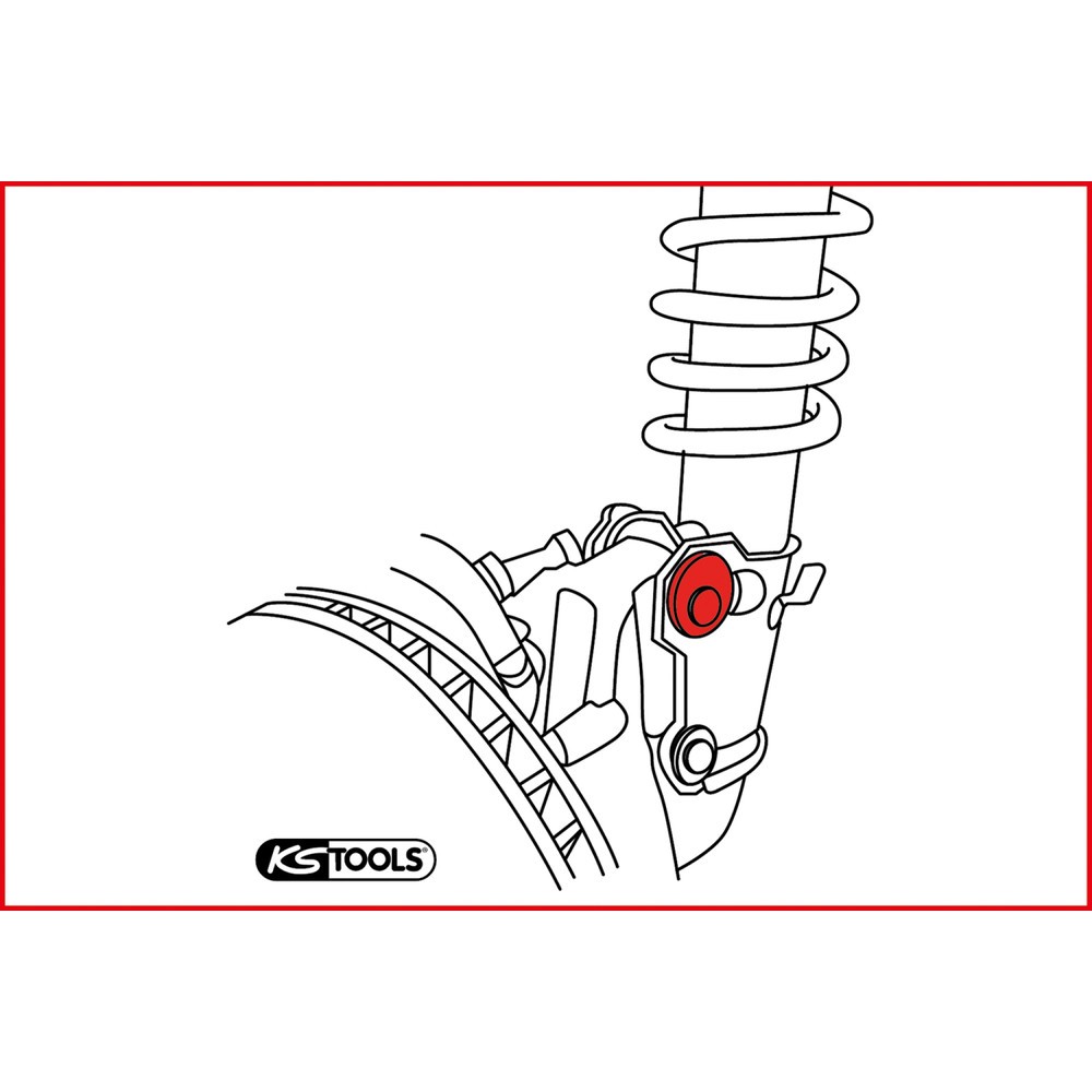 Produktabbildung Nr. 2: KS TOOLS 1/2" Sturzeinstellschlüssel, 21 mm