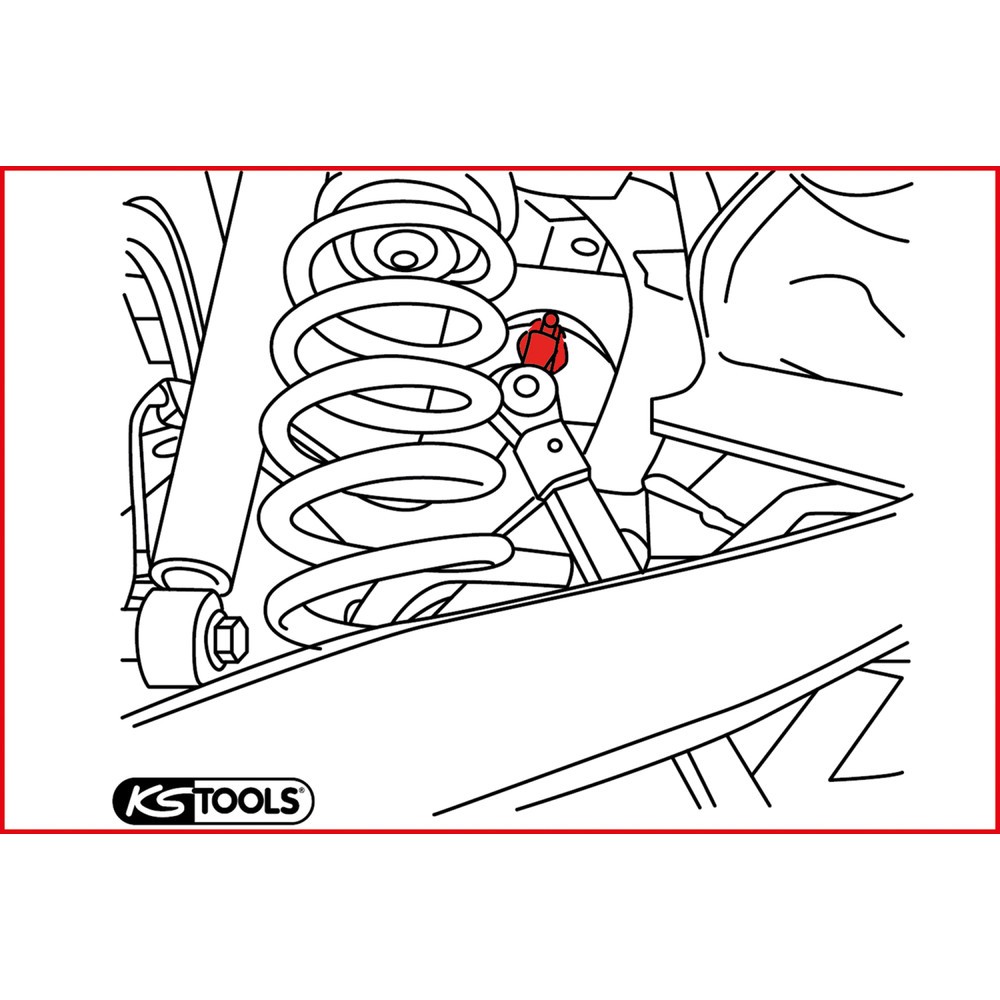 Produktabbildung Nr. 3: KS TOOLS 1/2" Sturzeinstellschlüssel für VAG