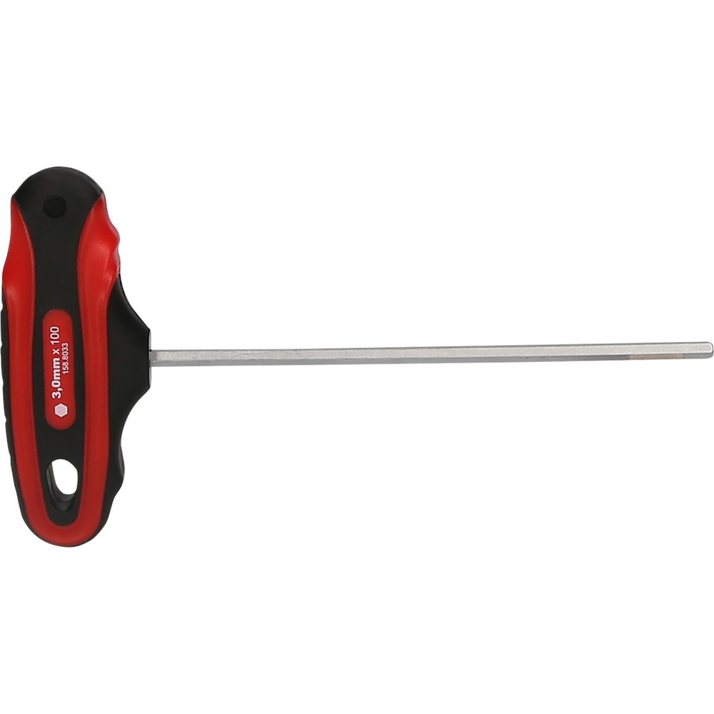 Produktabbildung Nr. 3: KS TOOLS T-Griff-Innensechskant-Schlüssel, 3mm, 130mm