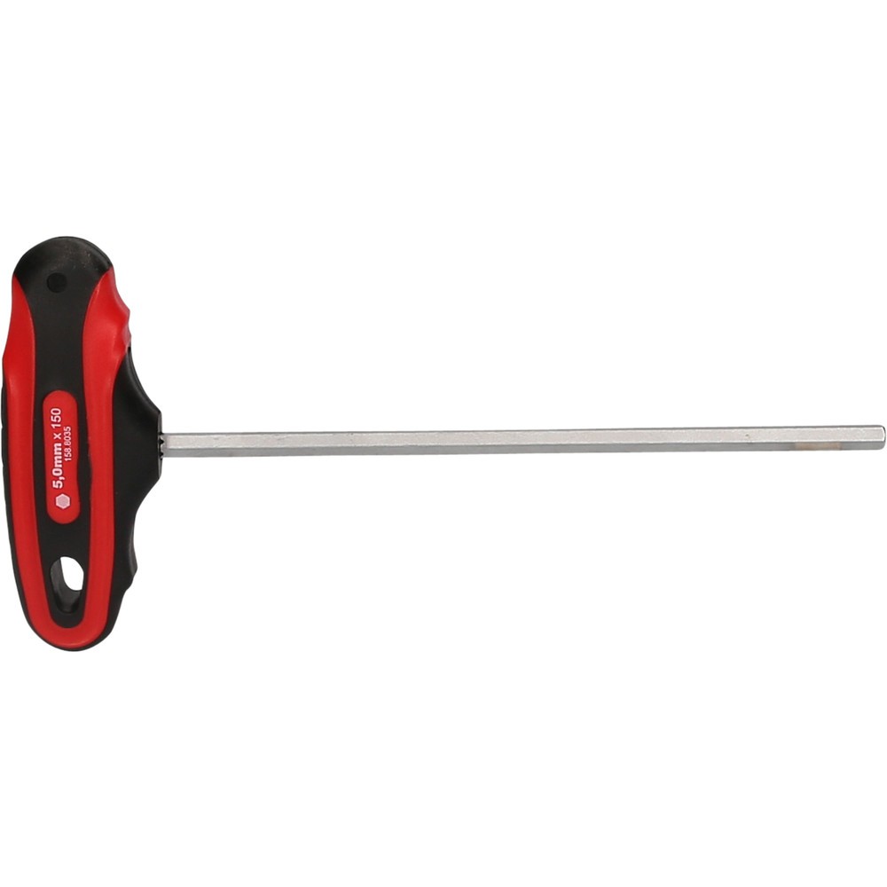 Produktabbildung Nr. 3: KS TOOLS T-Griff-Innensechskant-Schlüssel, 5mm, 185mm