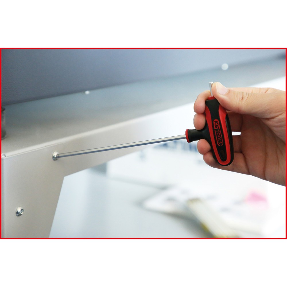 Produktabbildung Nr. 5: KS TOOLS T-Griff-Innensechskant-Kugelkopf-Schlüssel-Satz, 8-tlg