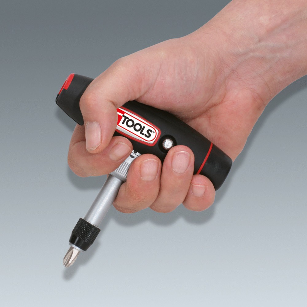 Produktabbildung Nr. 3: KS TOOLS 1/4" T-Griff Ratschen-Bit-Schraubendreher, 7-tlg