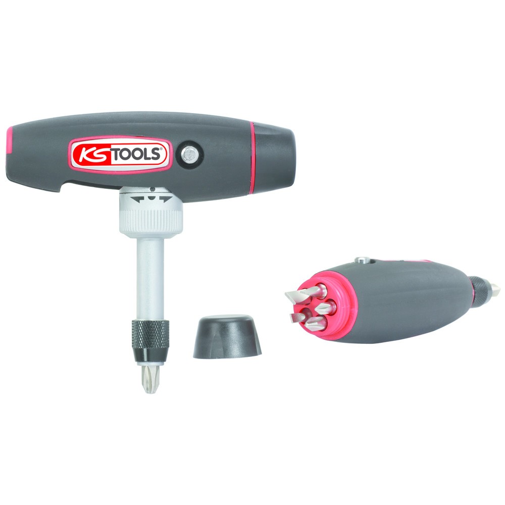 Produktabbildung Nr. 4: KS TOOLS 1/4" T-Griff Ratschen-Bit-Schraubendreher, 7-tlg
