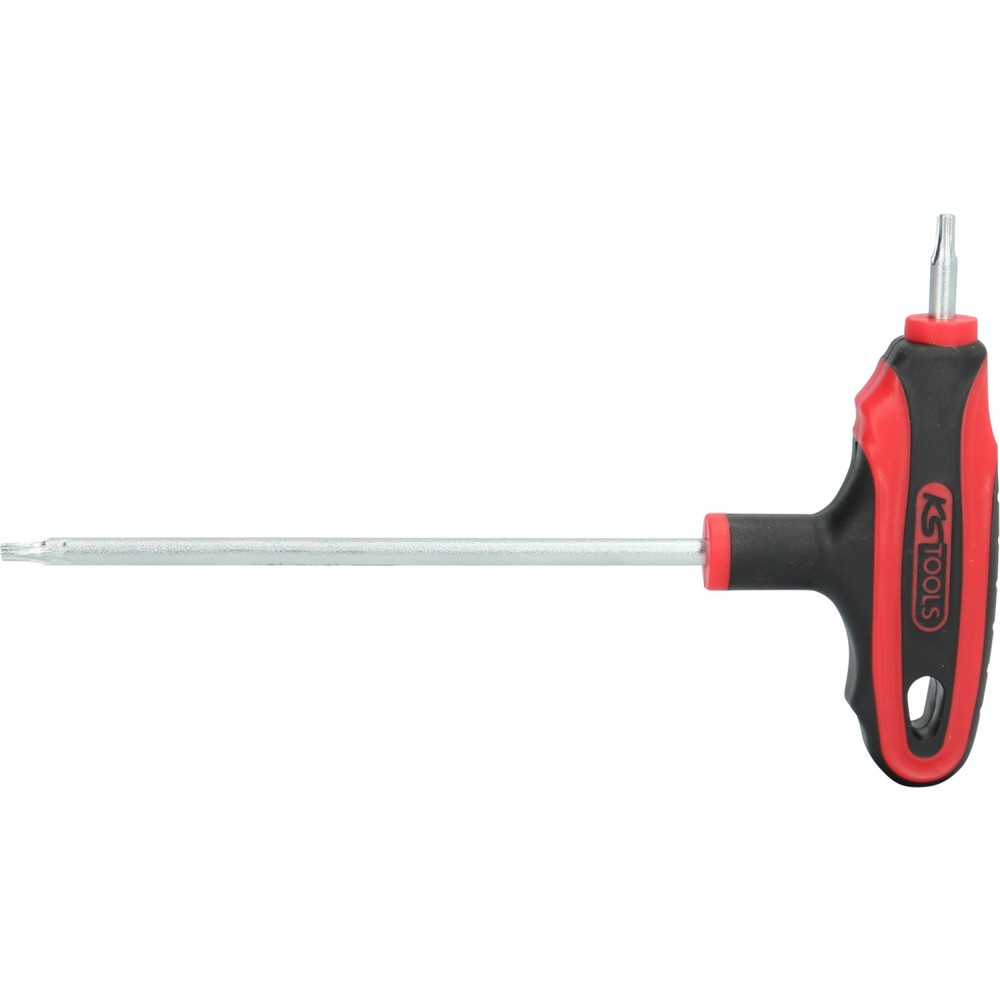 Produktabbildung: KS TOOLS T-Griff-Torx-Winkelstiftschlüssel,Bohrung, TB10