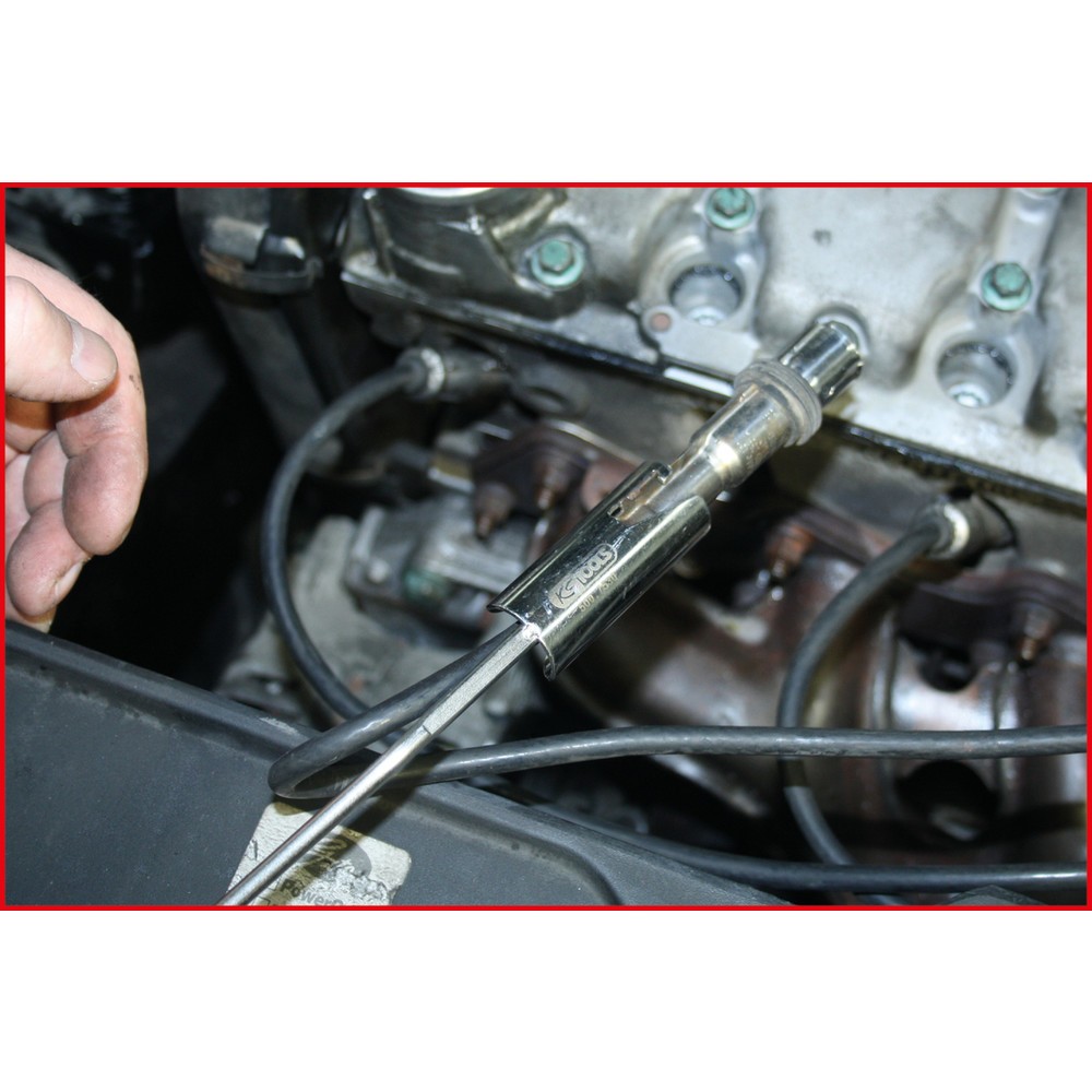 Produktabbildung Nr. 4: KS TOOLS T-Griff-Zündkerzenstecker-Abzieher, gebogen, lang