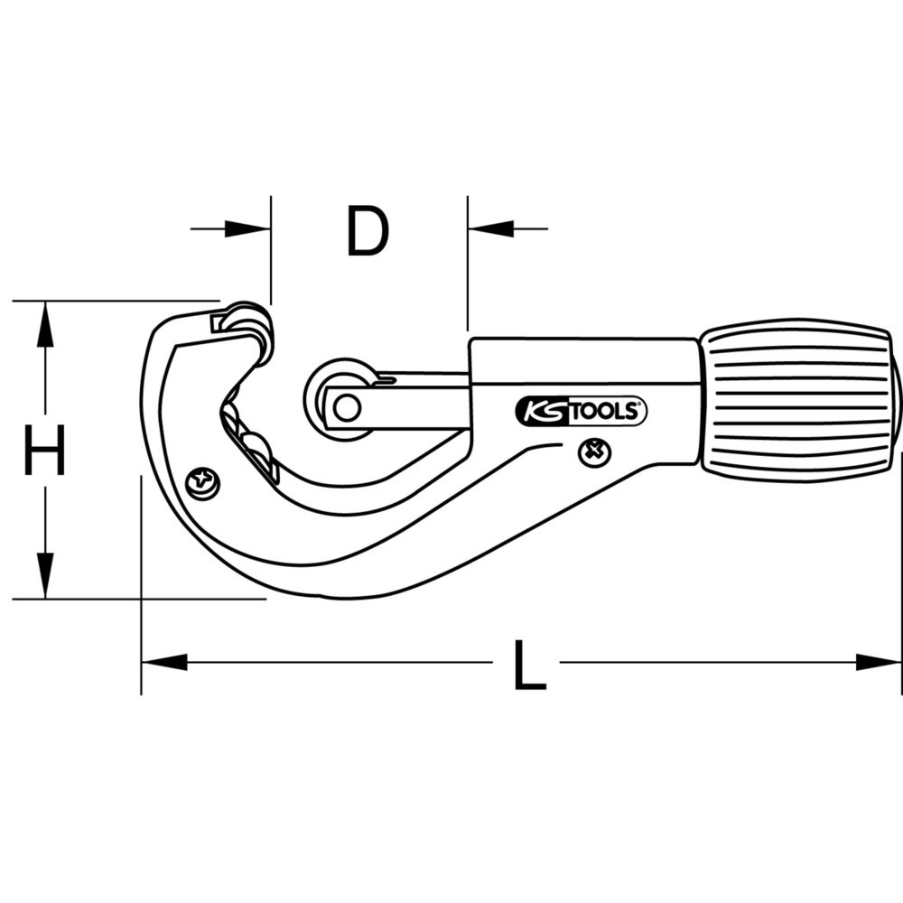 Produktabbildung Nr. 5: KS TOOLS Teleskop-Rohrabschneider, 3-42mm