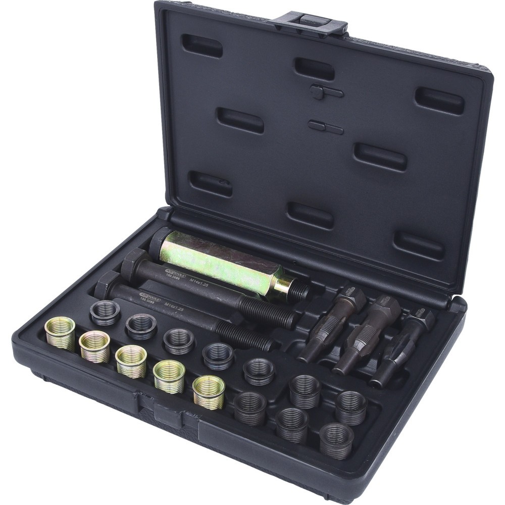 Produktabbildung: KS TOOLS THREADfix Reparatur-Satz M14x1,25 f.Zündkerzen,21-tlg