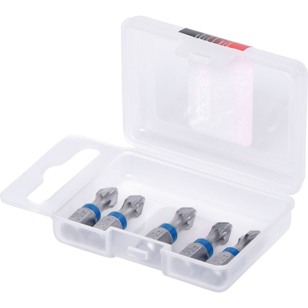 Produktabbildung: KS TOOLS 1/4" TORSIONpower Bit, 25mm, PZ2, 5er Pack