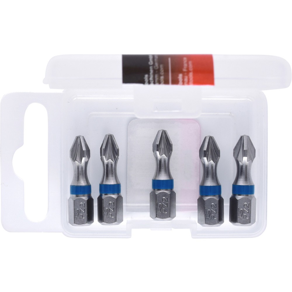 Produktabbildung Nr. 5: KS TOOLS 1/4" TORSIONpower Bit, 25mm, PZ2, 5er Pack