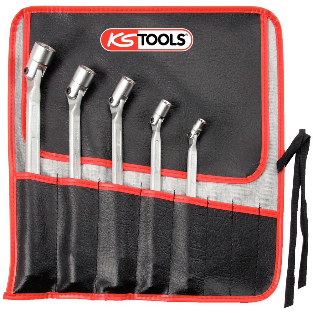 Produktabbildung Nr. 2: KS TOOLS Torx-E-Doppel-Gelenkschlüssel-Satz, 5-tlg