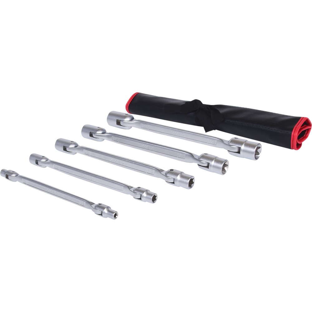 Produktabbildung Nr. 3: KS TOOLS Torx-E-Doppel-Gelenkschlüssel-Satz, 5-tlg