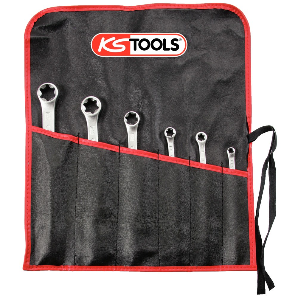 Produktabbildung Nr. 2: KS TOOLS Torx-E-Doppel-Ringschlüssel-Satz, 6-tlg