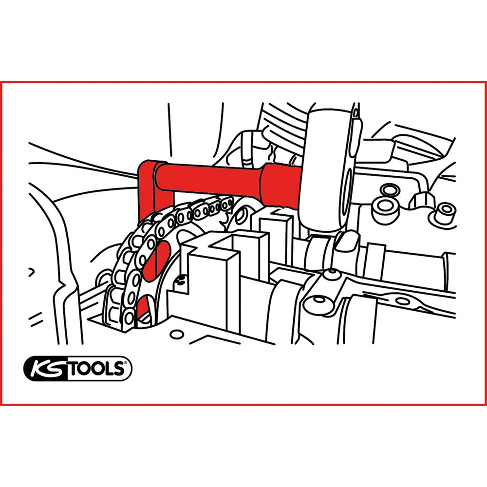 Produktabbildung Nr. 2: KS TOOLS 1/2" Torx-E-Schlüssel für Nockenwellenräder-Verschraubungen für Mercedes, E14
