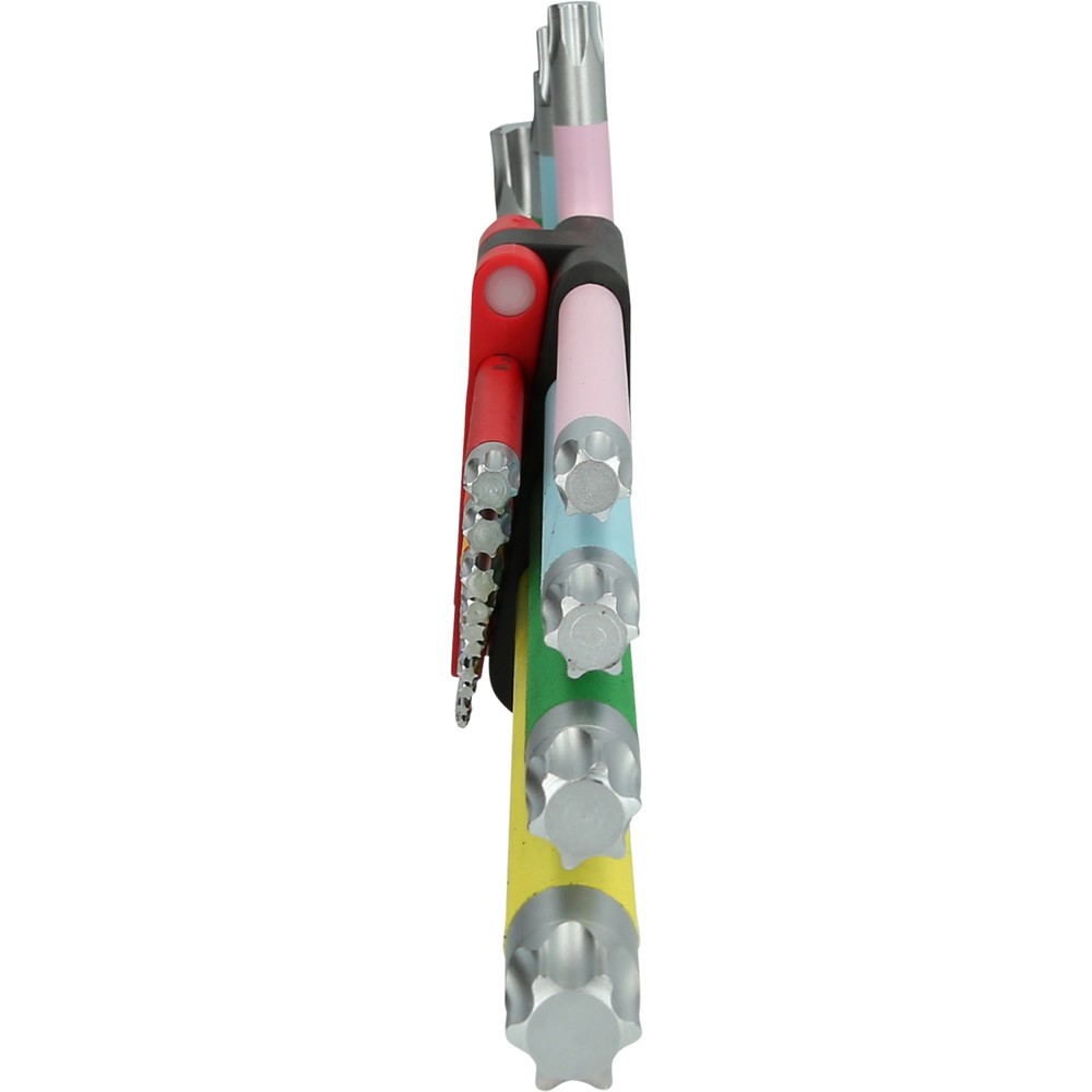 Produktabbildung Nr. 5: KS TOOLS Torx-Winkelstiftschlüssel-Satz, extra lang, 14-tlg