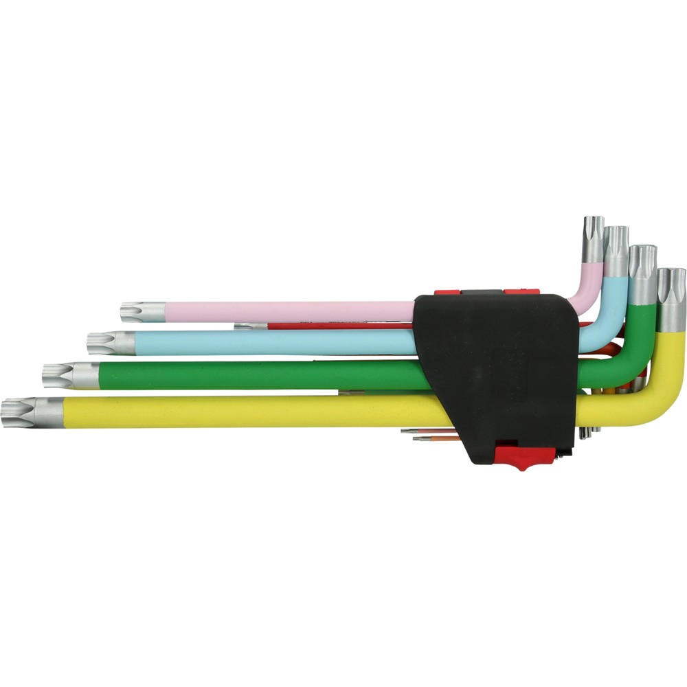 Produktabbildung Nr. 6: KS TOOLS Torx-Winkelstiftschlüssel-Satz, extra lang, 14-tlg