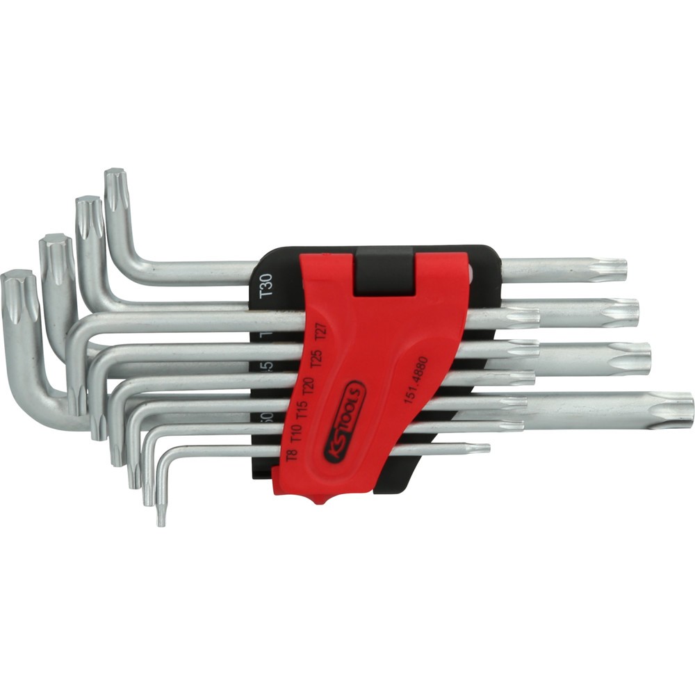 Produktabbildung Nr. 4: KS TOOLS Torx-Winkelstiftschlüssel-Satz, lang, 10-tlg