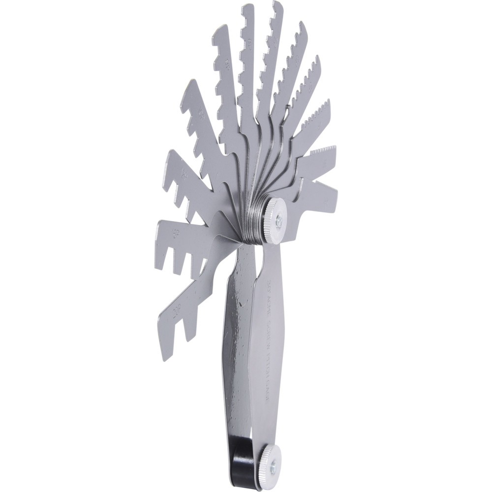 Produktabbildung Nr. 2: KS TOOLS Trapez-Gewindestahllehre, für 30° Gewinde, 2-12mm