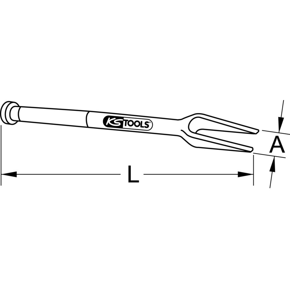 Produktabbildung: KS TOOLS Trenn- und Montagegabel, 18mm