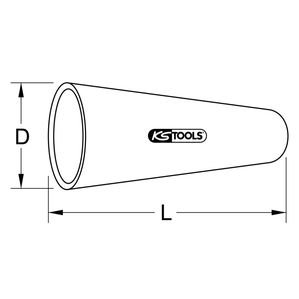 Produktabbildung Nr. 4: KS TOOLS Tülle mit Schutzisolierung ohne Klemmkappe, 2mm