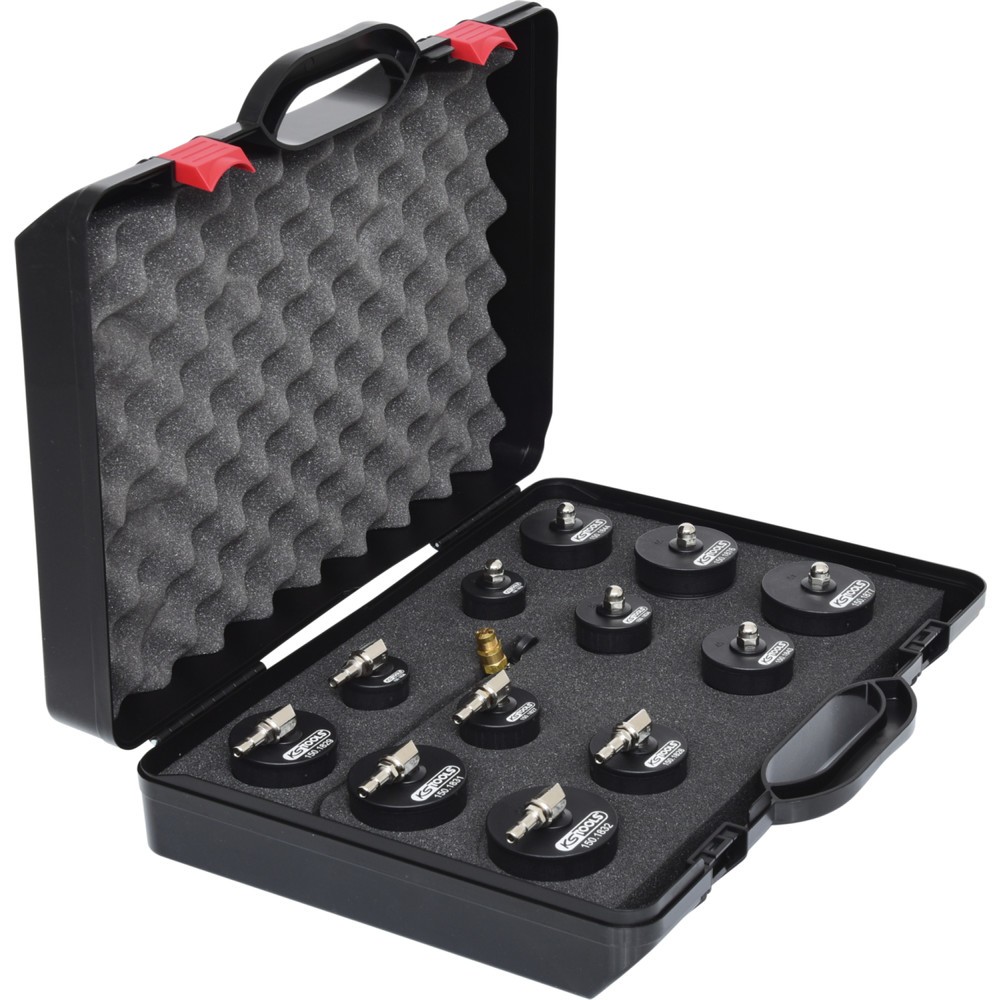 Produktabbildung Nr. 13: KS TOOLS Turbolader-Bajonett-Ladeluft-System-Prüfkoffer-Satz, 13-tlg