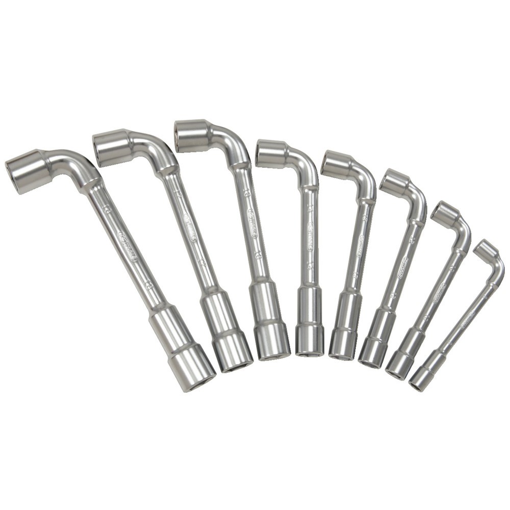 Produktabbildung: KS TOOLS ULTIMATEplus Doppel-Steckschlüssel-Satz, gekröpft, 9-tlg