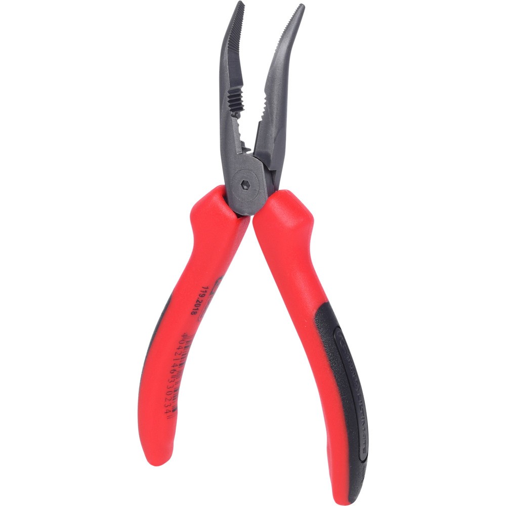 Produktabbildung: KS TOOLS ULTIMATEplus Flachrundzange, gebogen, 165mm