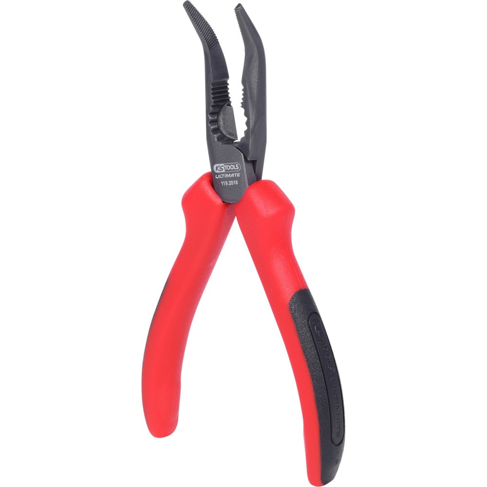 Produktabbildung Nr. 3: KS TOOLS ULTIMATEplus Flachrundzange, gebogen, 165mm