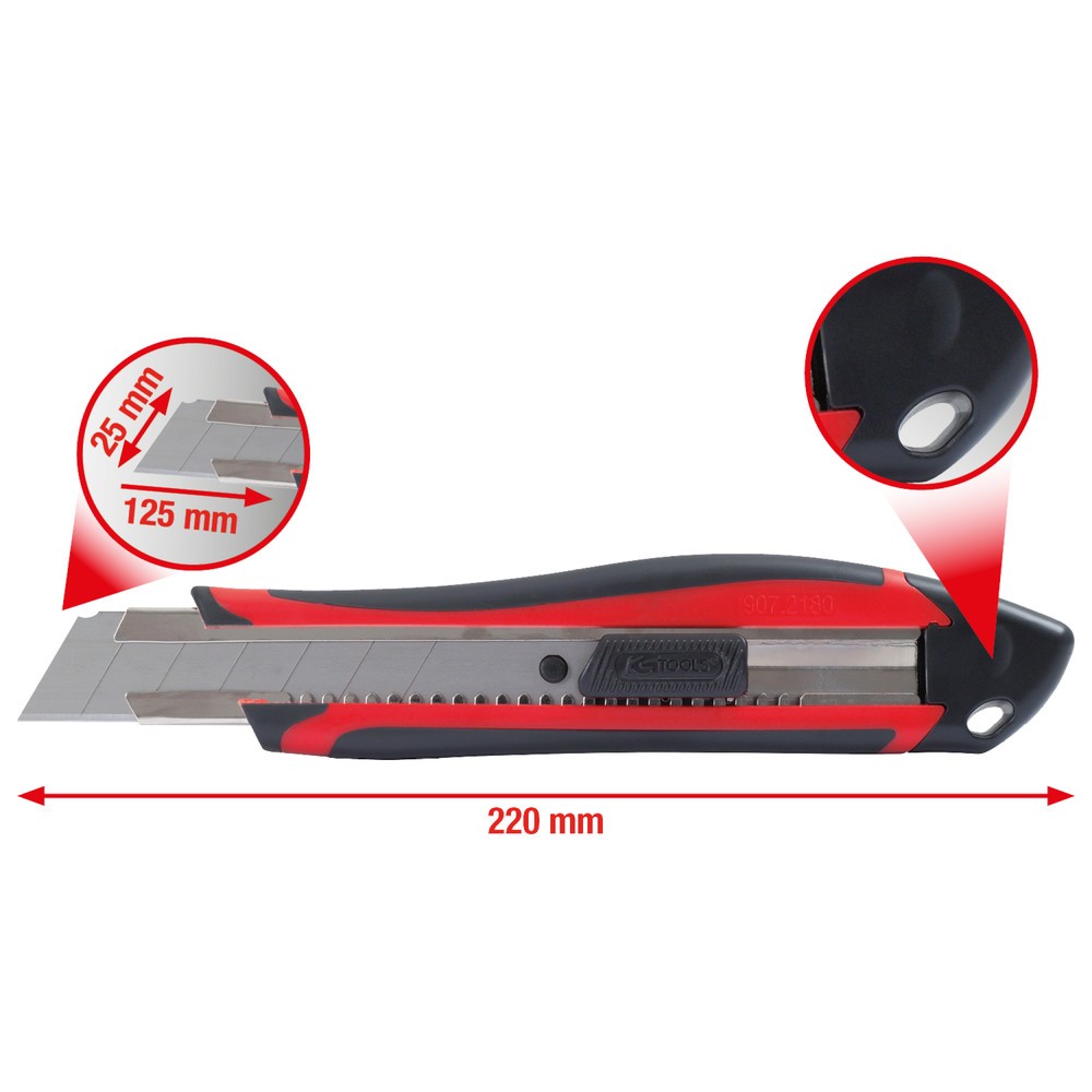 Produktabbildung Nr. 2: KS TOOLS Universal-Abbrechklingen-Messer 25 mm