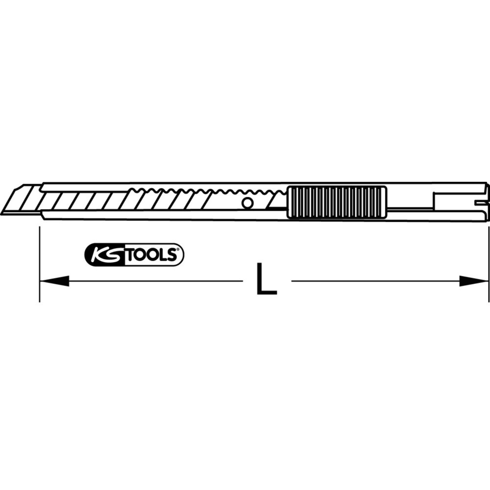Produktabbildung Nr. 5: KS TOOLS Universal-Abbrechklingen-Messer, 130mm