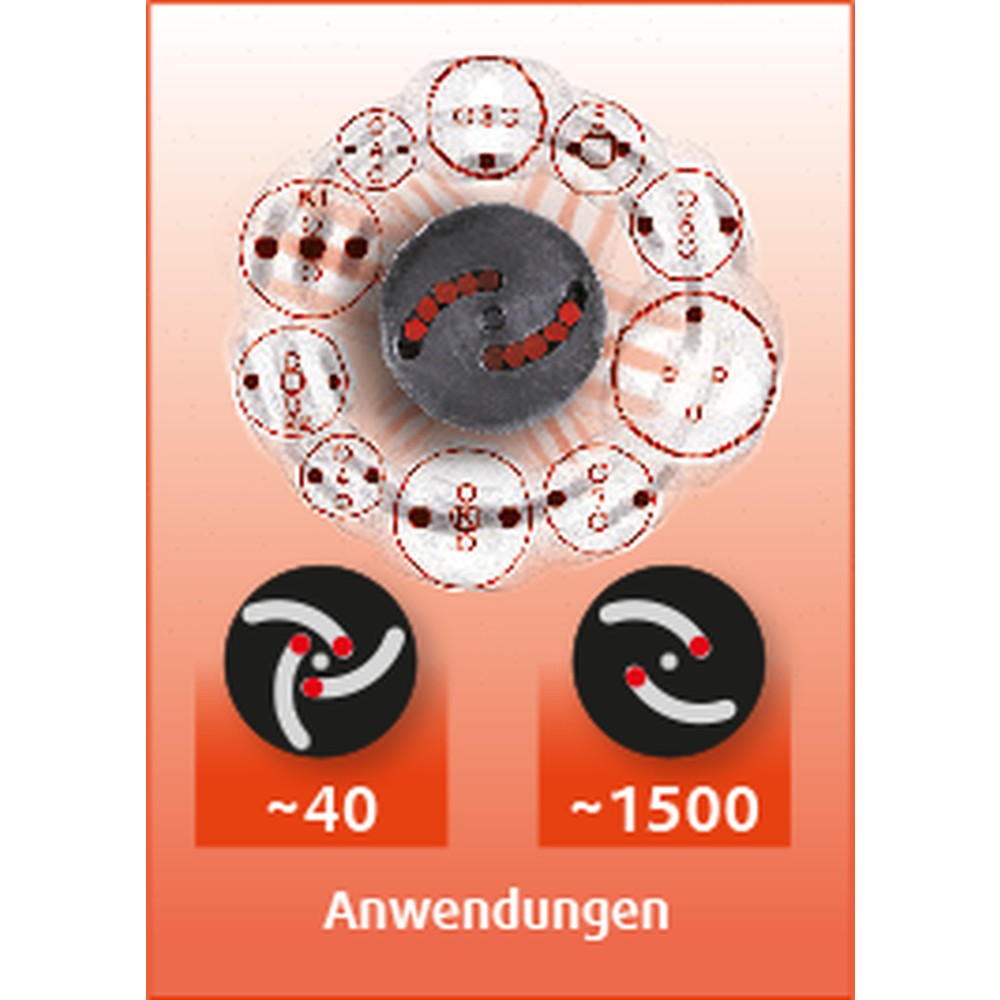 Produktabbildung Nr. 2: KS TOOLS Universal Bremskolben-Rückstell-Werkzeug-Adapter-Satz, 3-tlg