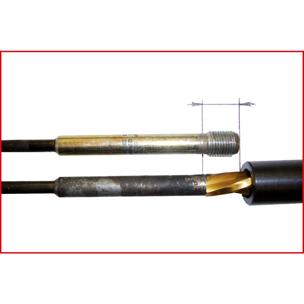 Produktabbildung Nr. 12: KS TOOLS Universal Glühkerzen-Ausbohrsatz M10 x 1, 8-tlg