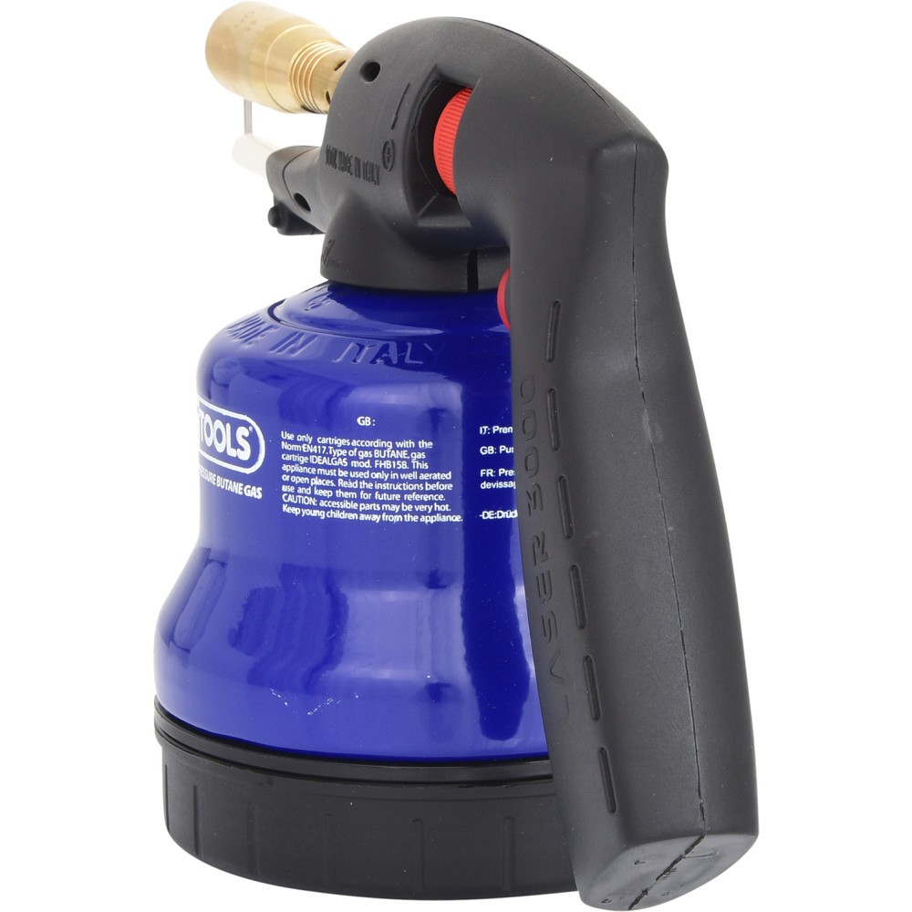 Produktabbildung Nr. 2: KS TOOLS Universal-Kartuschenlötgerät mit Piezo-Zündung, blau