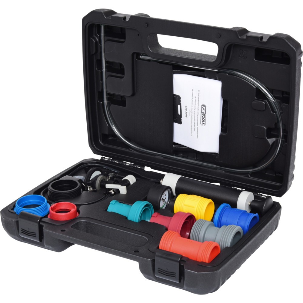 Produktabbildung: KS TOOLS Universal Kühlsystem-Diagnose-Service-Satz, 12-tlg