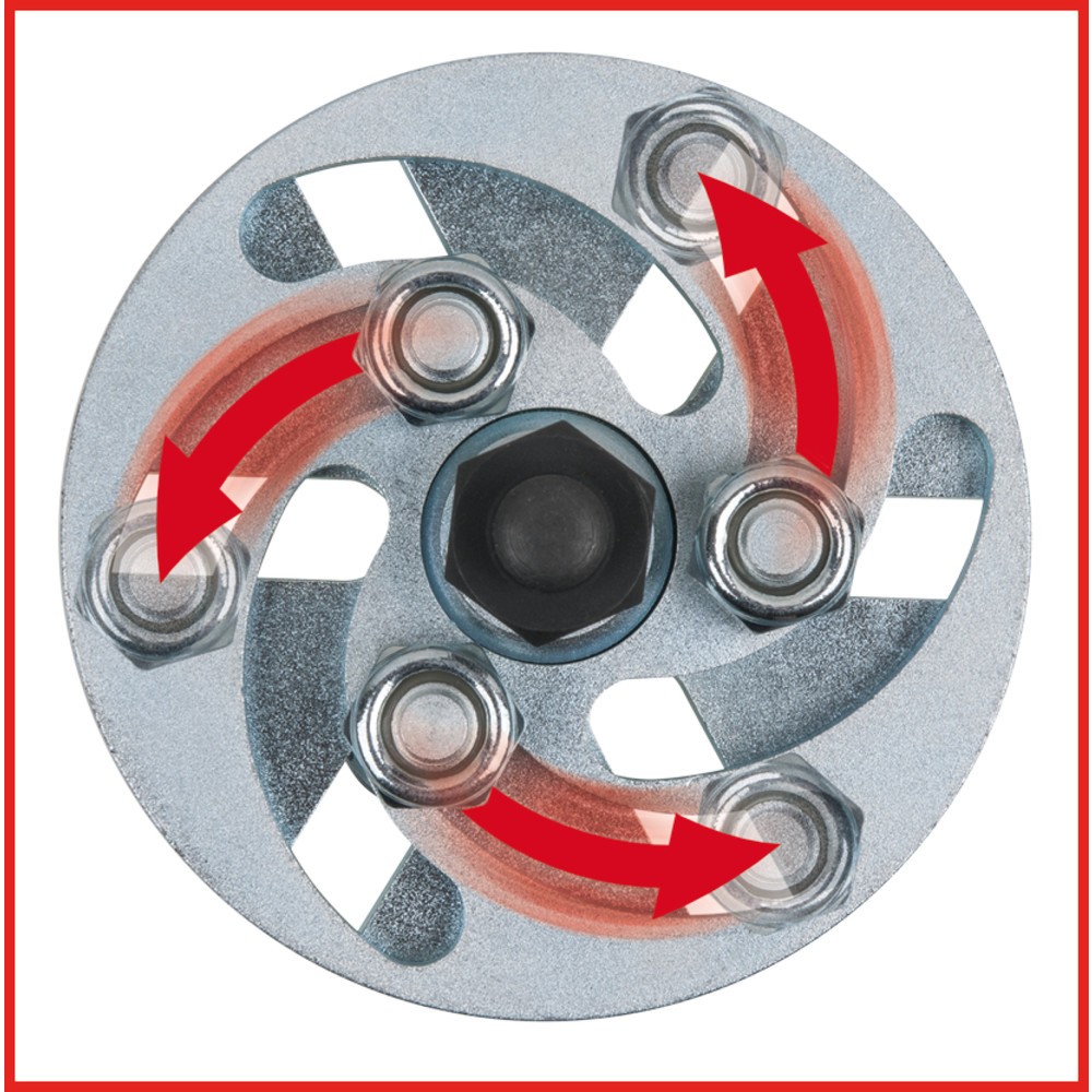 Produktabbildung Nr. 4: KS TOOLS Universal-Riemenscheiben-Abzieher, 3-armig, 30-60mm