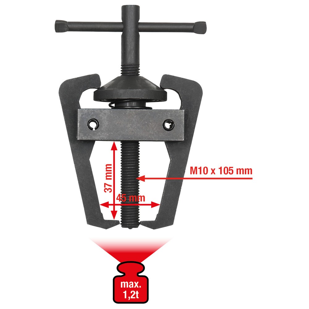 Produktabbildung Nr. 4: KS TOOLS Polklemmen-Wischarm-Abzieher 2armig,45mm