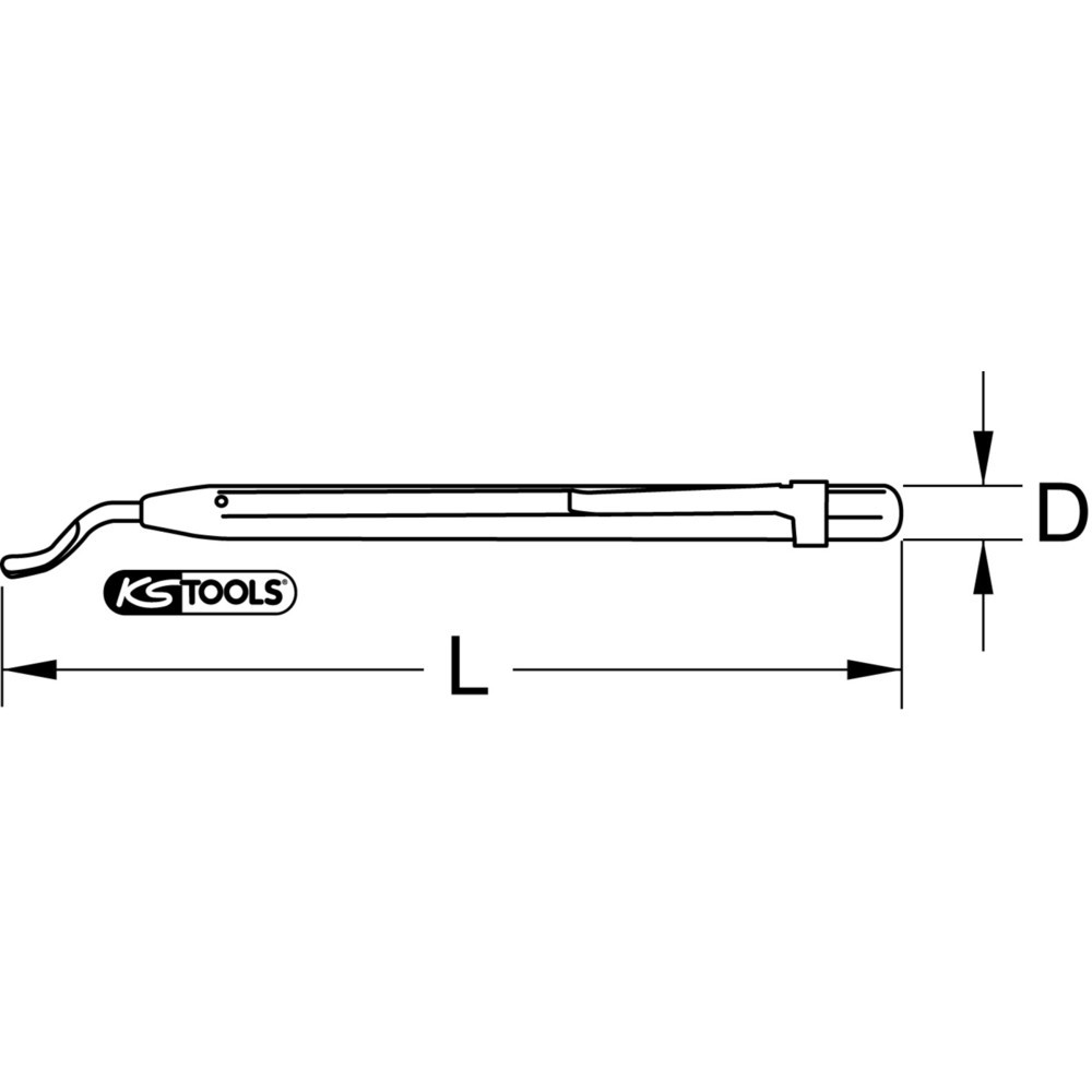 Produktabbildung Nr. 5: KS TOOLS Universal-Schnell-Entgrater, 140x21mm