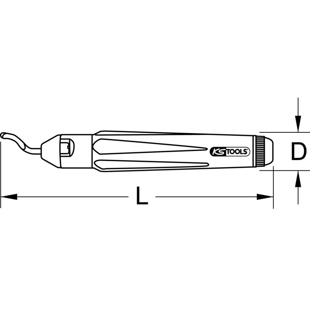 Produktabbildung Nr. 5: KS TOOLS Universal-Schnell-Entgrater, 150x21mm