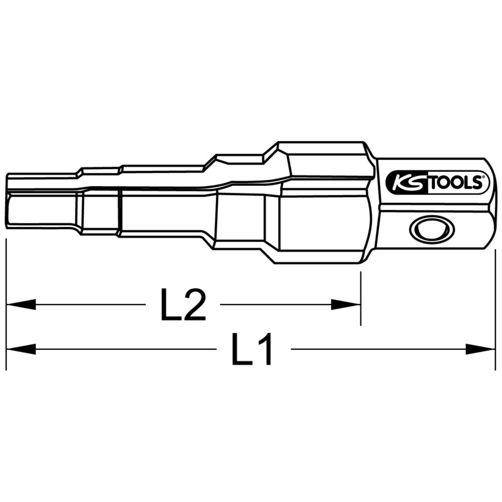 Produktabbildung Nr. 9: KS TOOLS 1/2" Universal-Stufenschlüssel, 4-stufig, 3/8"-1"