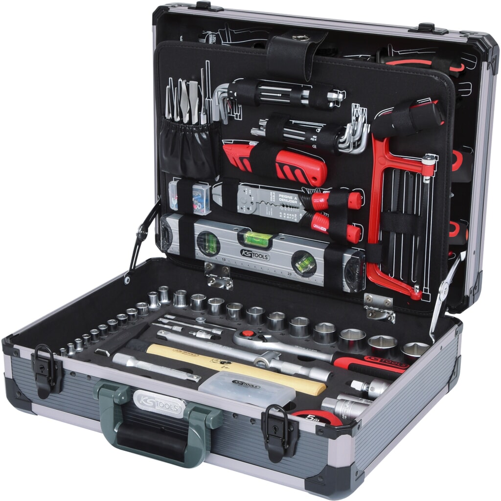 Produktabbildung: KS TOOLS 1/4"+1/2" Werkzeug-Satz, 127-tlg