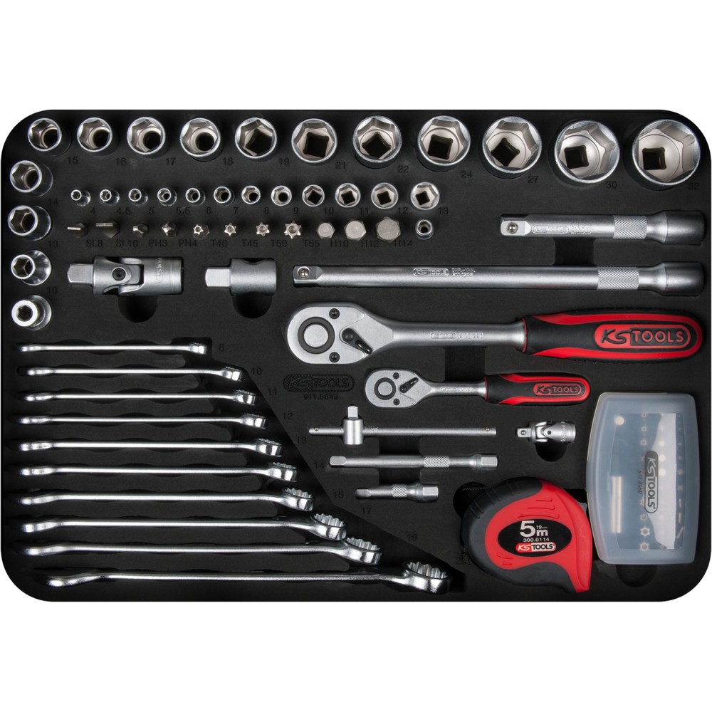 Produktabbildung Nr. 12: KS TOOLS 1/4"+1/2" Universal-Werkzeug-Satz, 149-tlg