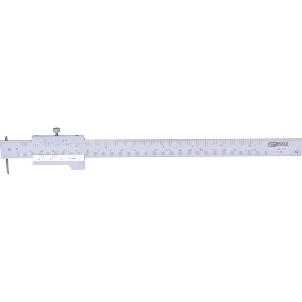 Produktabbildung Nr. 2: KS TOOLS Universalstreichmaß mit Anschlagrolle, 200mm