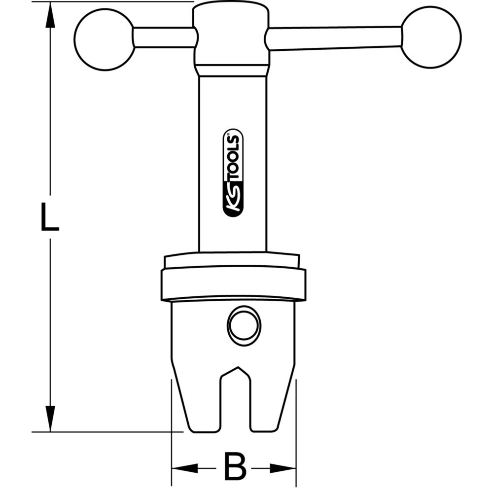 Produktabbildung: KS TOOLS Ventilfix und Badewannenadapter, 2-tlg