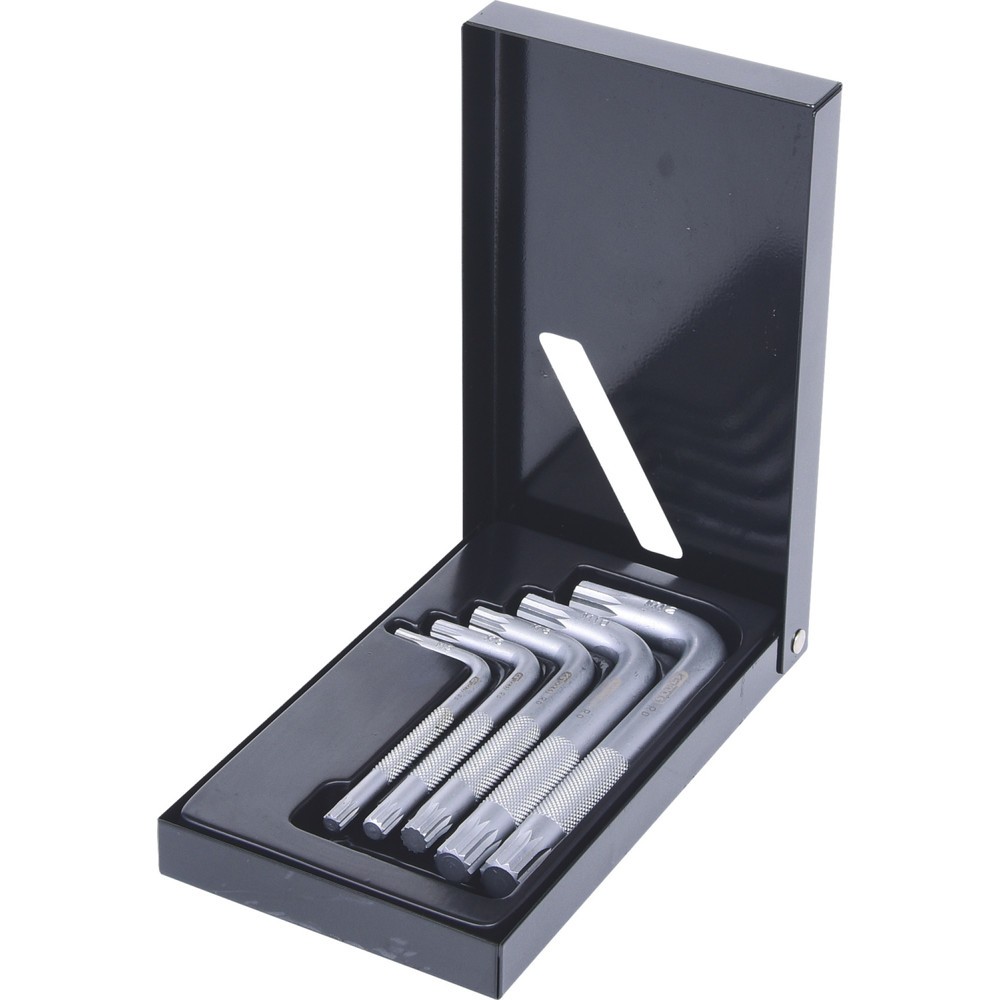 Produktabbildung Nr. 1: KS TOOLS XZN-Winkelstiftschlüssel-Satz, kurz, 5-tlg