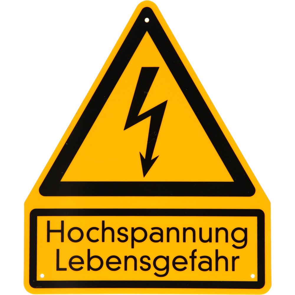 Produktabbildung: KS TOOLS Warnschild Hochspannung, Lebensgefahr
