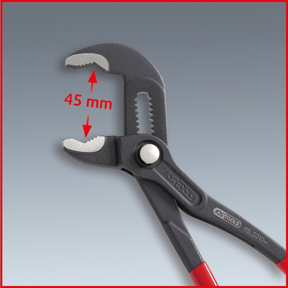 Produktabbildung Nr. 5: KS TOOLS Wasserpumpenzange mit Druckknopfverstellung, 175mm