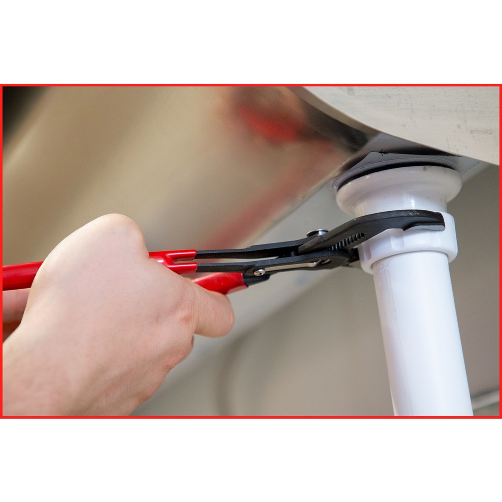 Produktabbildung Nr. 8: KS TOOLS Wasserpumpenzange mit Druckknopfverstellung, 175mm