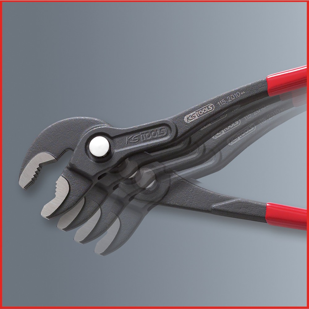 Produktabbildung Nr. 9: KS TOOLS Wasserpumpenzange mit Druckknopfverstellung, 175mm