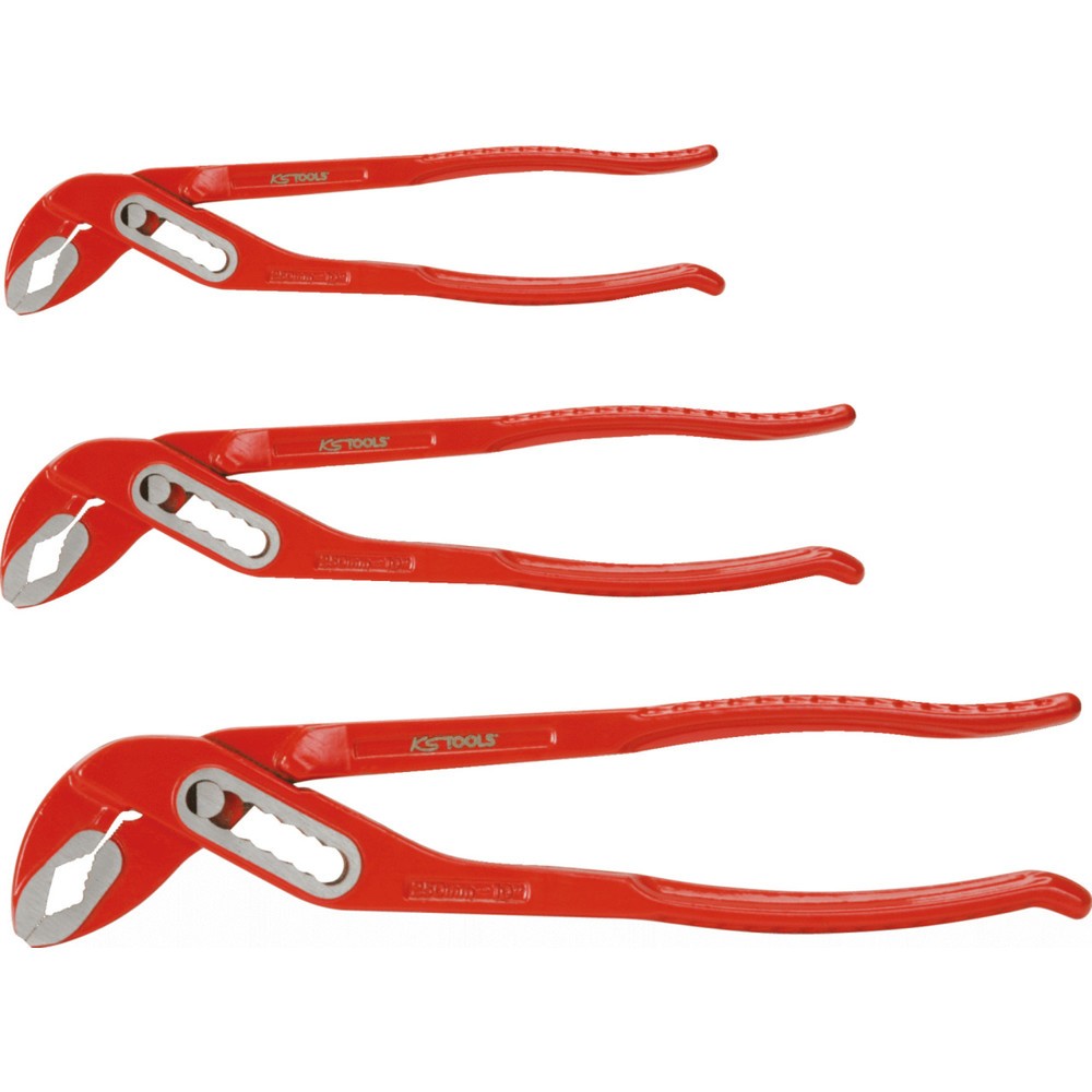 Produktabbildung: KS TOOLS Wasserpumpenzangen-Satz, 3-tlg, 7"-12"