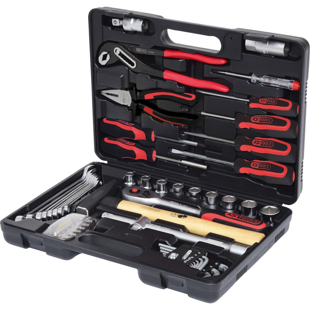 Produktabbildung: KS TOOLS 1/4"+1/2" Werkzeug-Satz, 50-tlg