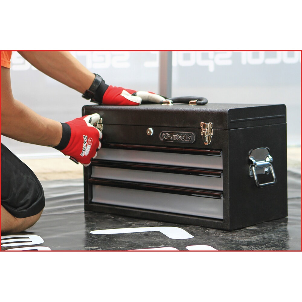 Produktabbildung Nr. 3: KS TOOLS Werkzeugtruhe mit 3 Schubladen-schwarz, L508xH255xB303mm